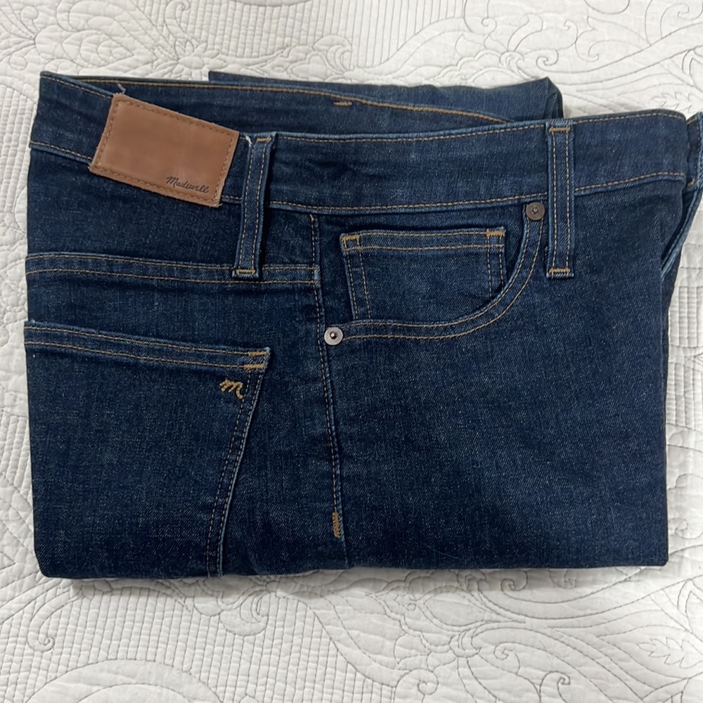 Madewell Curvy Highrise skinny jeans, Blue, size 27